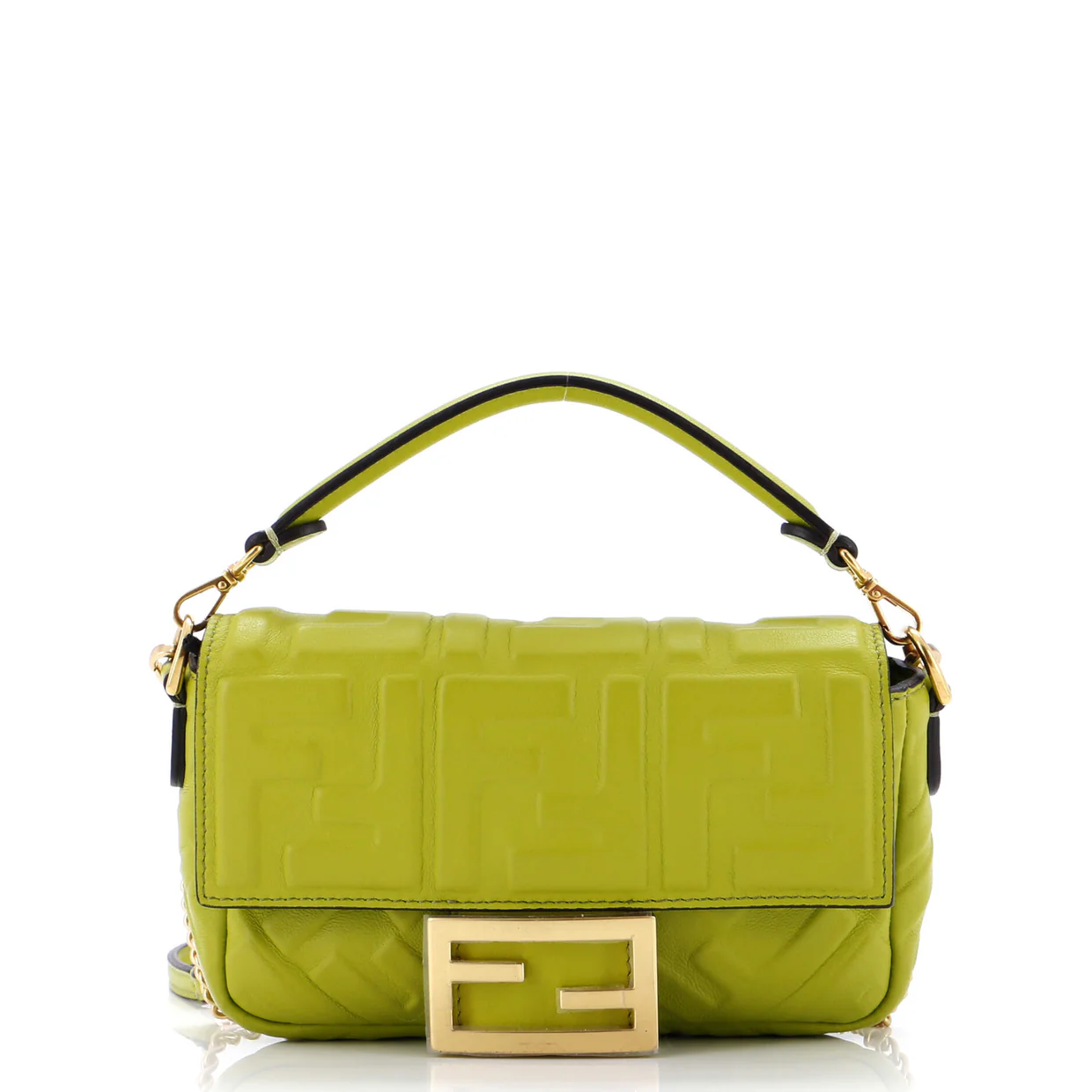 Baguette NM Bag Zucca Embossed Leather Mini - Deep Luxury