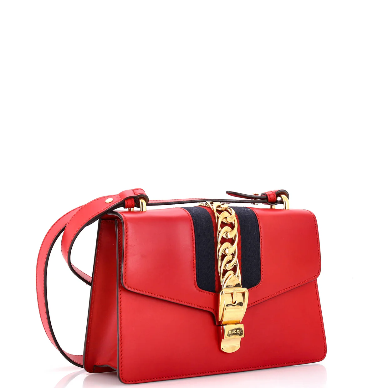 Sylvie Shoulder Bag Leather Small - Deep Luxury