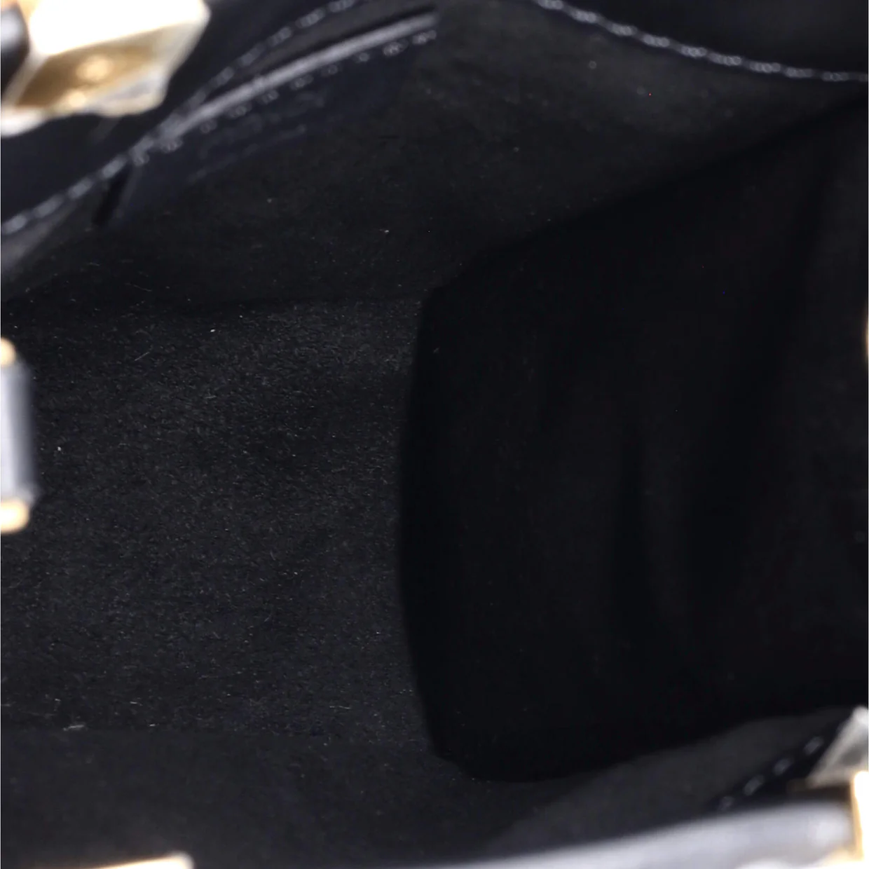 Sunshine Shopper Tote Zucca Embossed Leather Mini - Deep Luxury