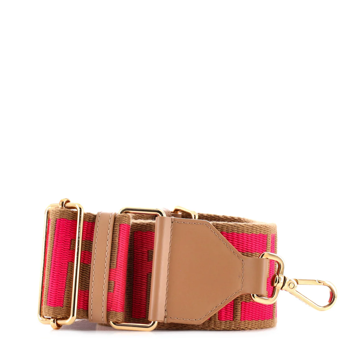 Strap You Shoulder Strap Zucca Canvas with Leather - Deep Luxury