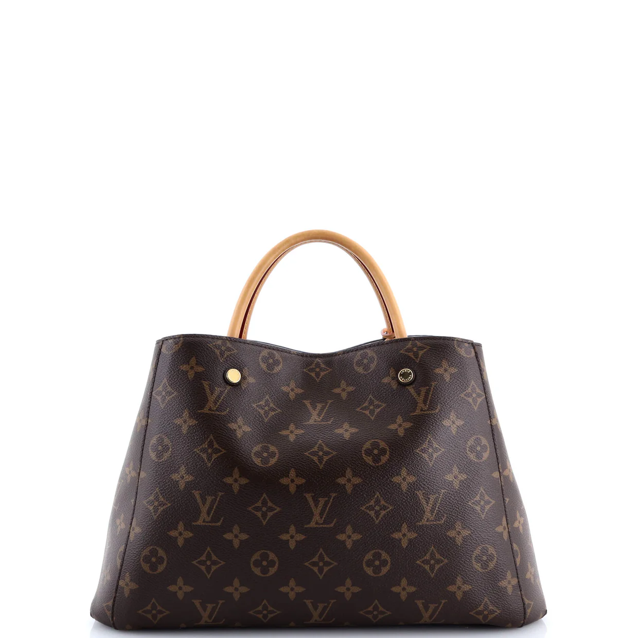 Montaigne Handbag Monogram Canvas MM - Deep Luxury