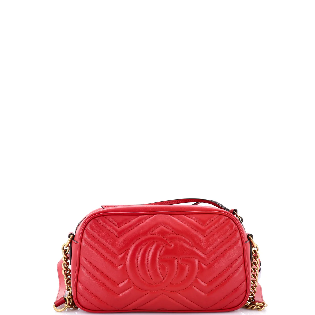 GG Marmont Shoulder Bag Matelasse Leather Small - Deep Luxury