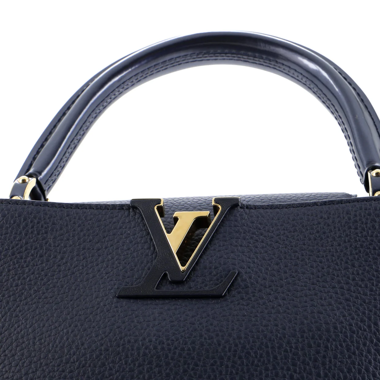 Flower Chain Capucines Bag Leather MM - Deep Luxury