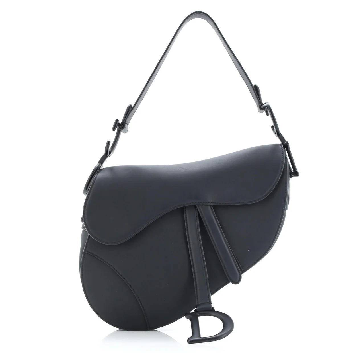 Ultra Matte Saddle Handbag Leather Medium - Deep Luxury