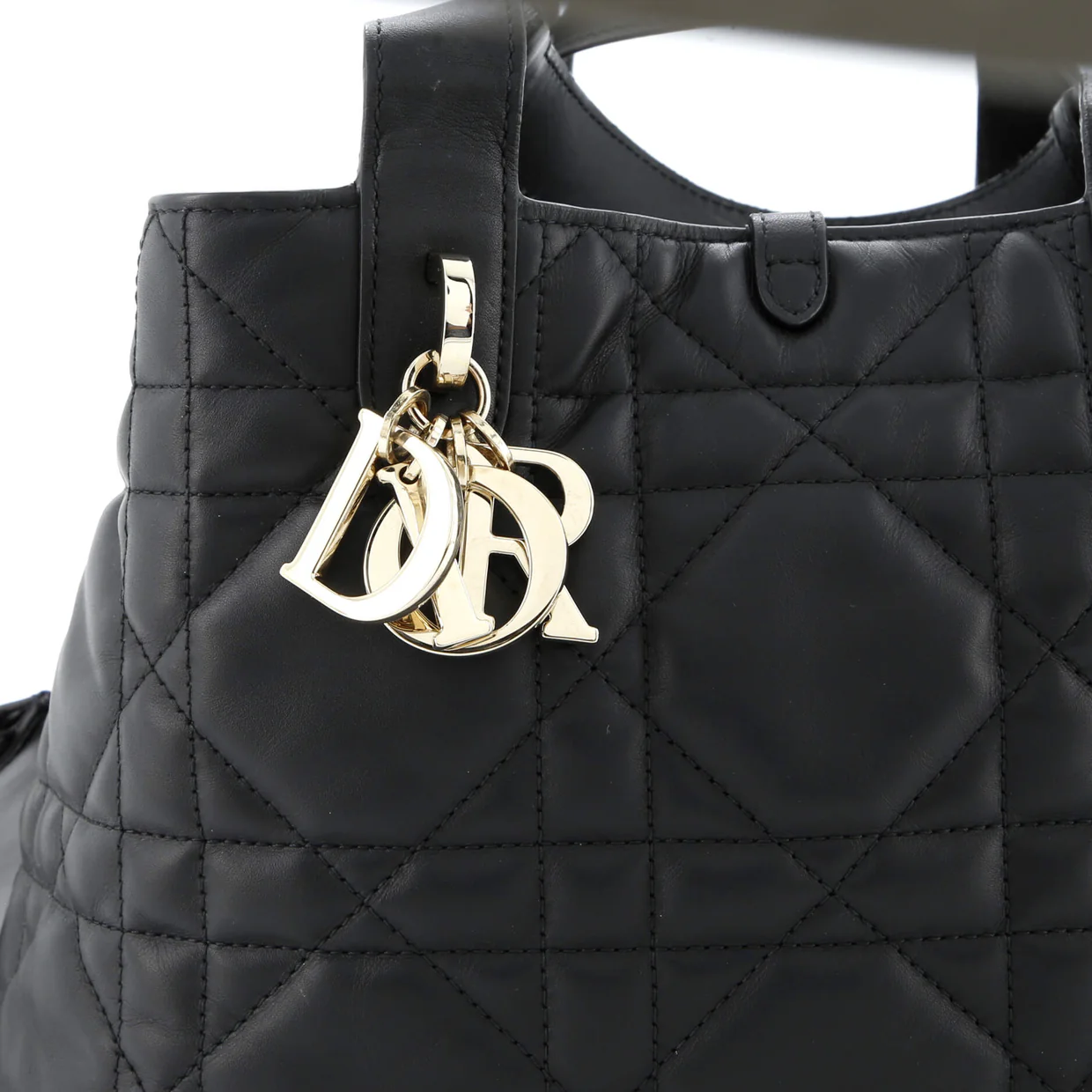 Toujours Tote Bag Macrocannage Quilt Calfskin Medium - Deep Luxury