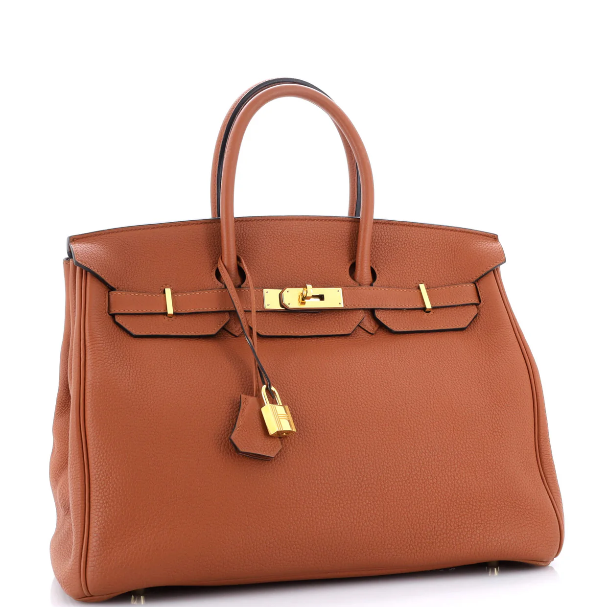 Birkin Handbag Cuivre Togo with Gold Hardware 35 - Deep Luxury