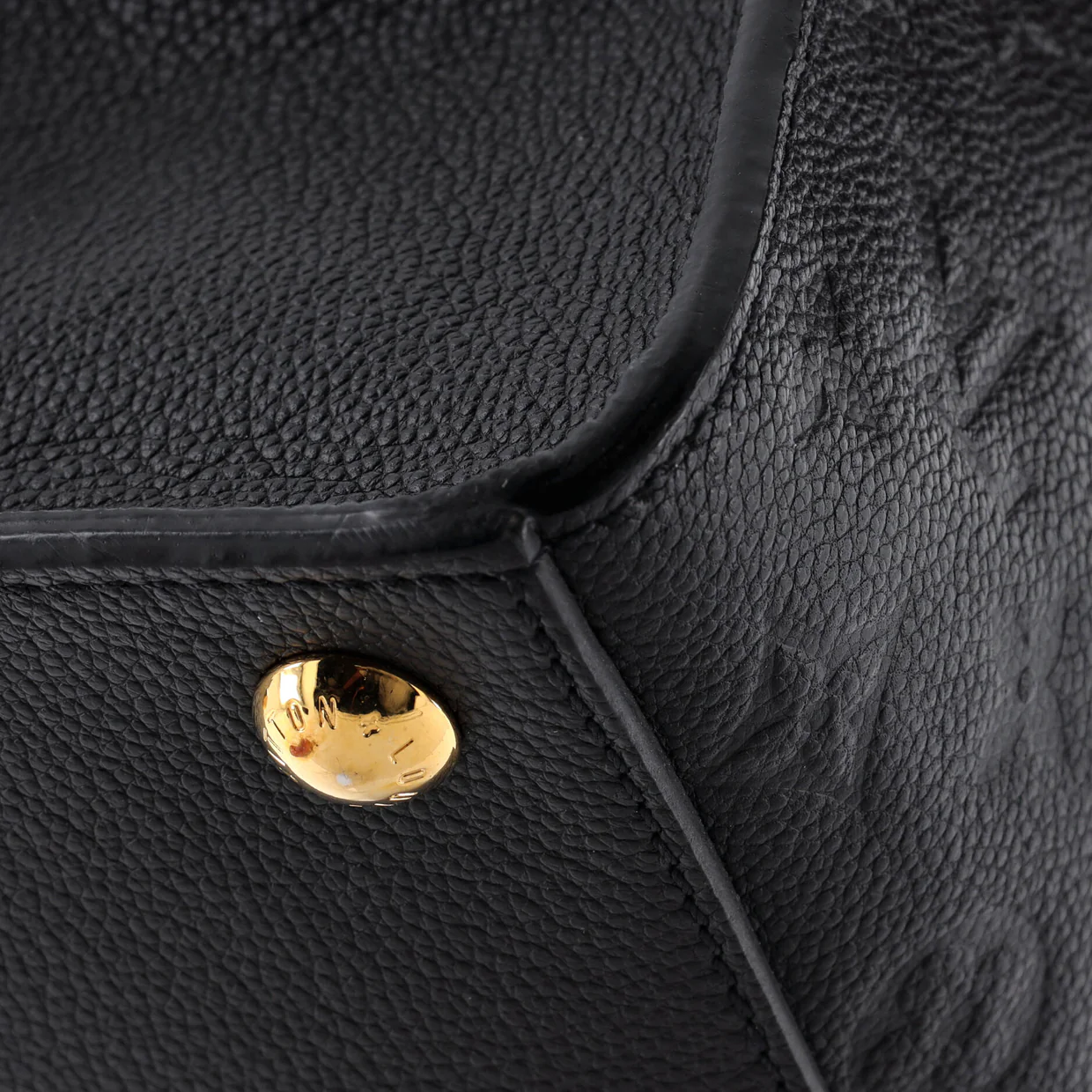 Pont Neuf Handbag Monogram Empreinte Leather MM - Deep Luxury