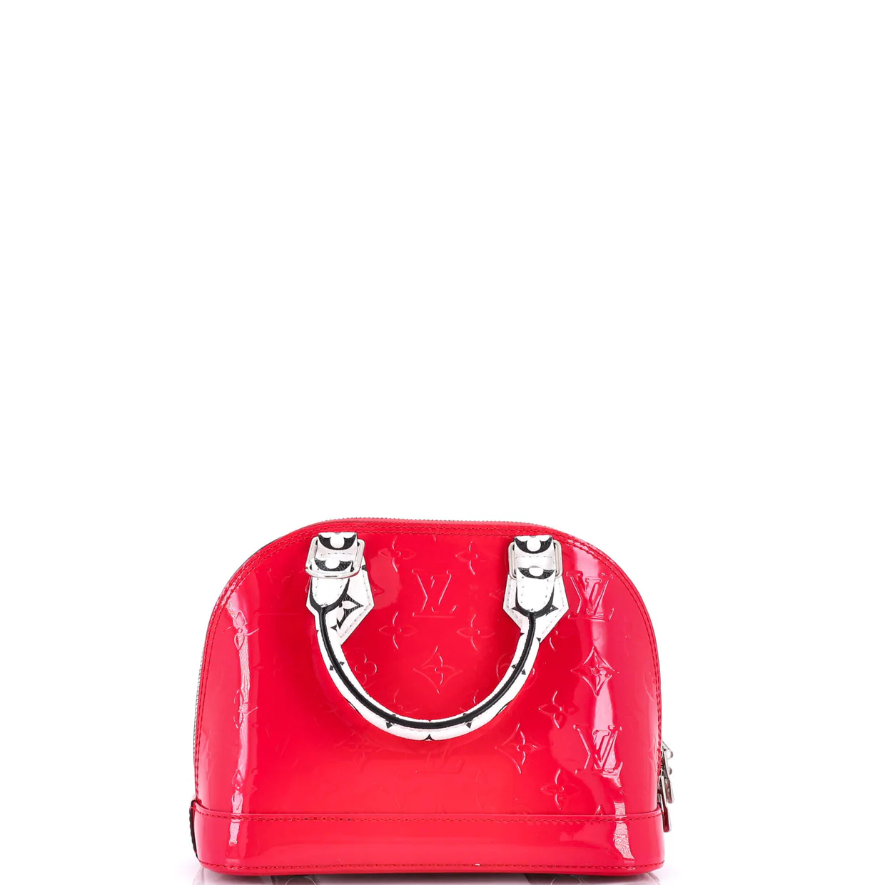 Alma Handbag Monogram Vernis with Monogram Canvas and Epi Leather BB - Deep Luxury