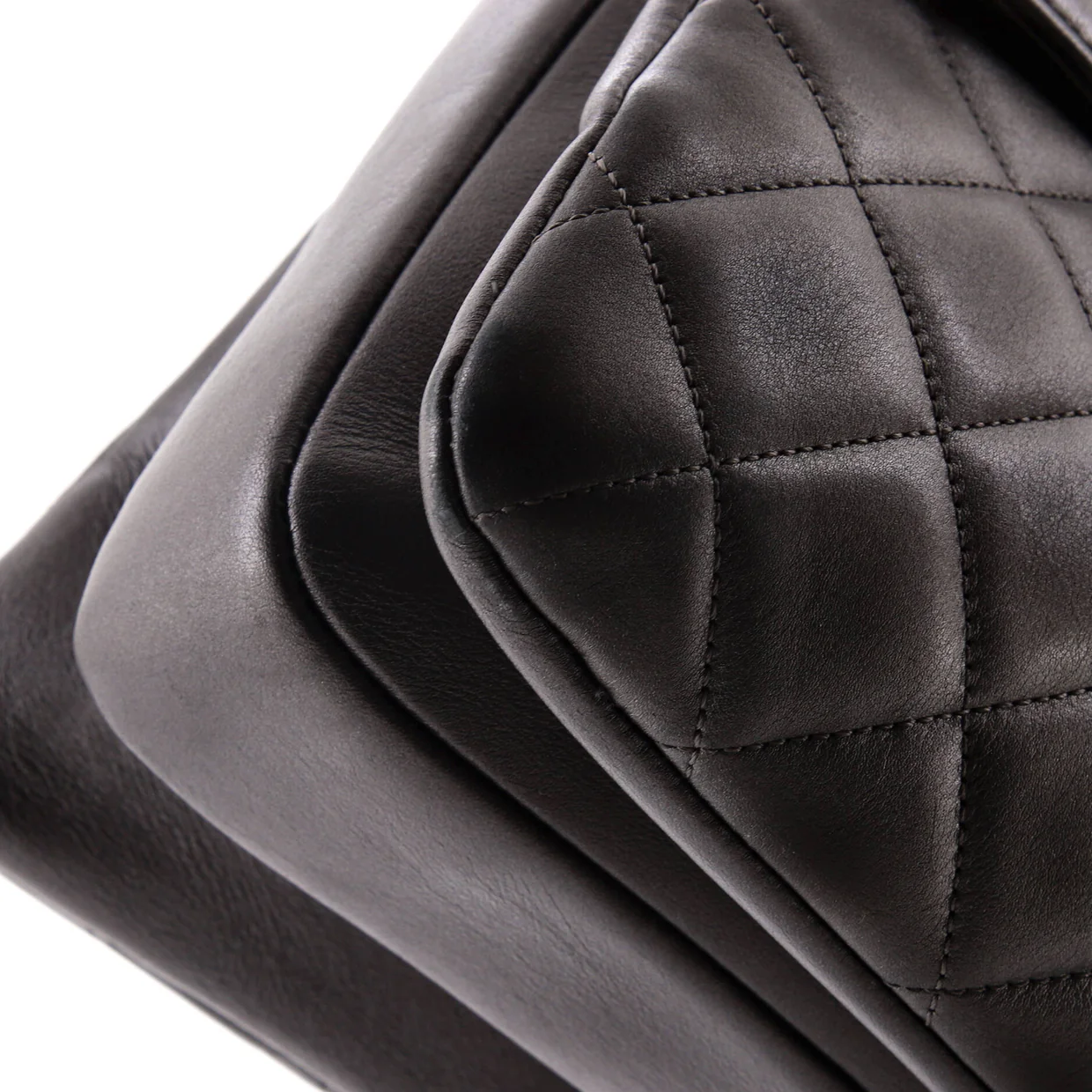 Trendy CC Top Handle Bag Quilted Lambskin Large - Deep Luxury