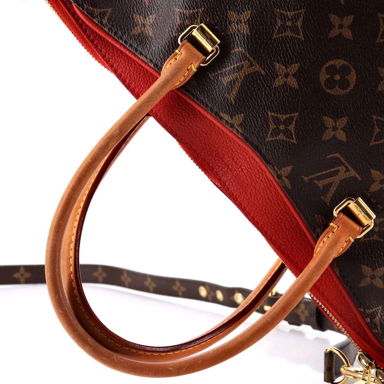 Pallas Tote Monogram Canvas with Leather - Deep Luxury