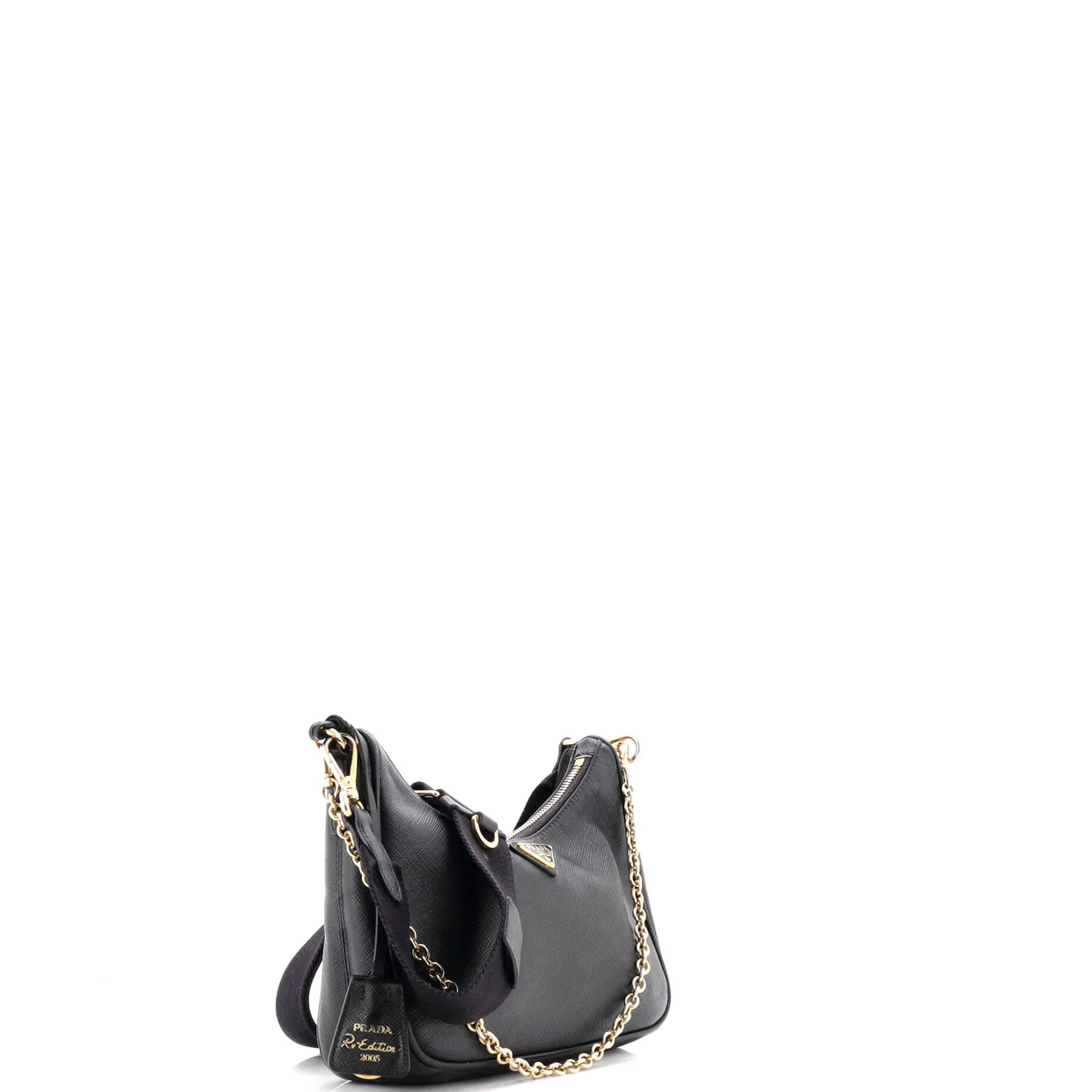 Re-Edition 2005 Shoulder Bag Saffiano Leather Small - Deep Luxury