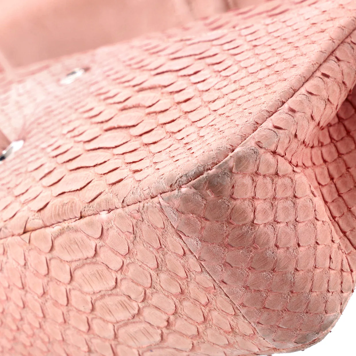 Classic Double Flap Bag Python Medium - Deep Luxury