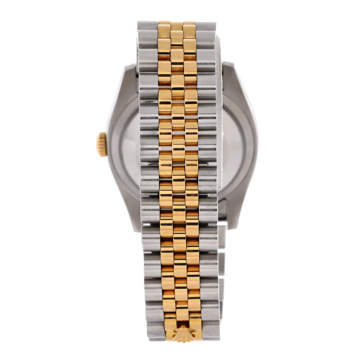 Oyster Perpetual Datejust Automatic Watch Stainless Steel and Yellow Gold with Diamond Markers 36 - Deep Luxury