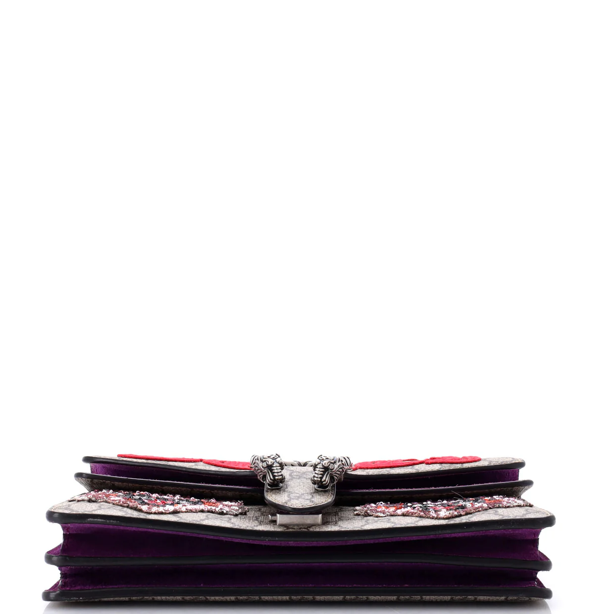 Dionysus Bag Embroidered GG Coated Canvas Small - Deep Luxury