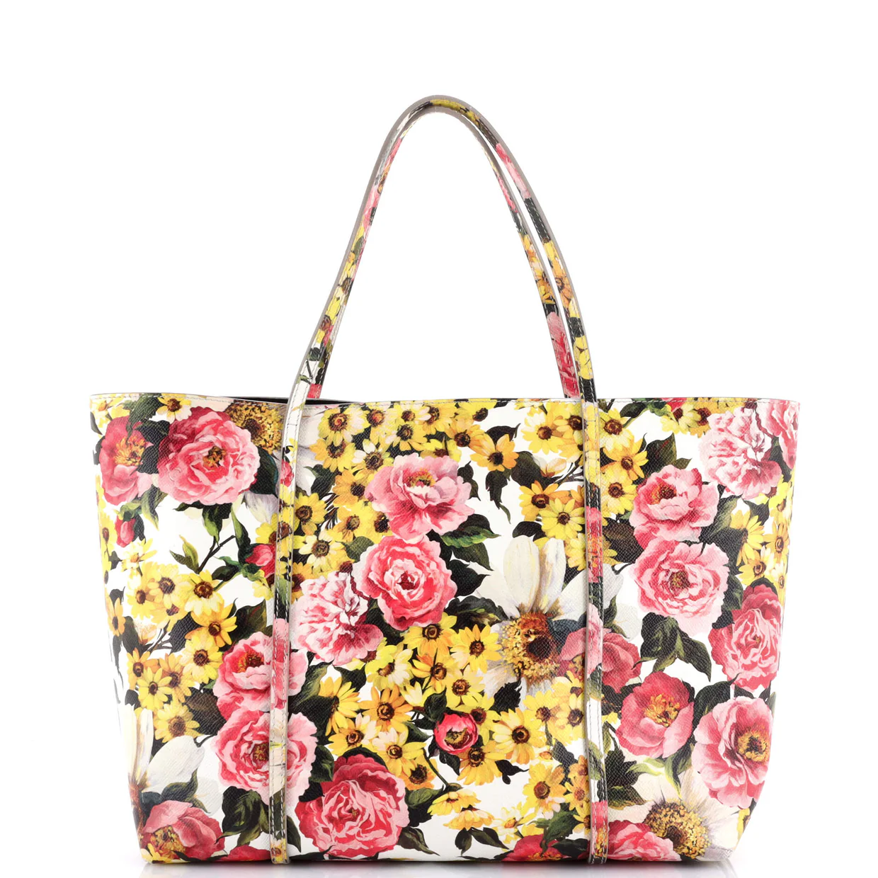 Miss Escape Open Tote Printed Saffiano Leather - Deep Luxury