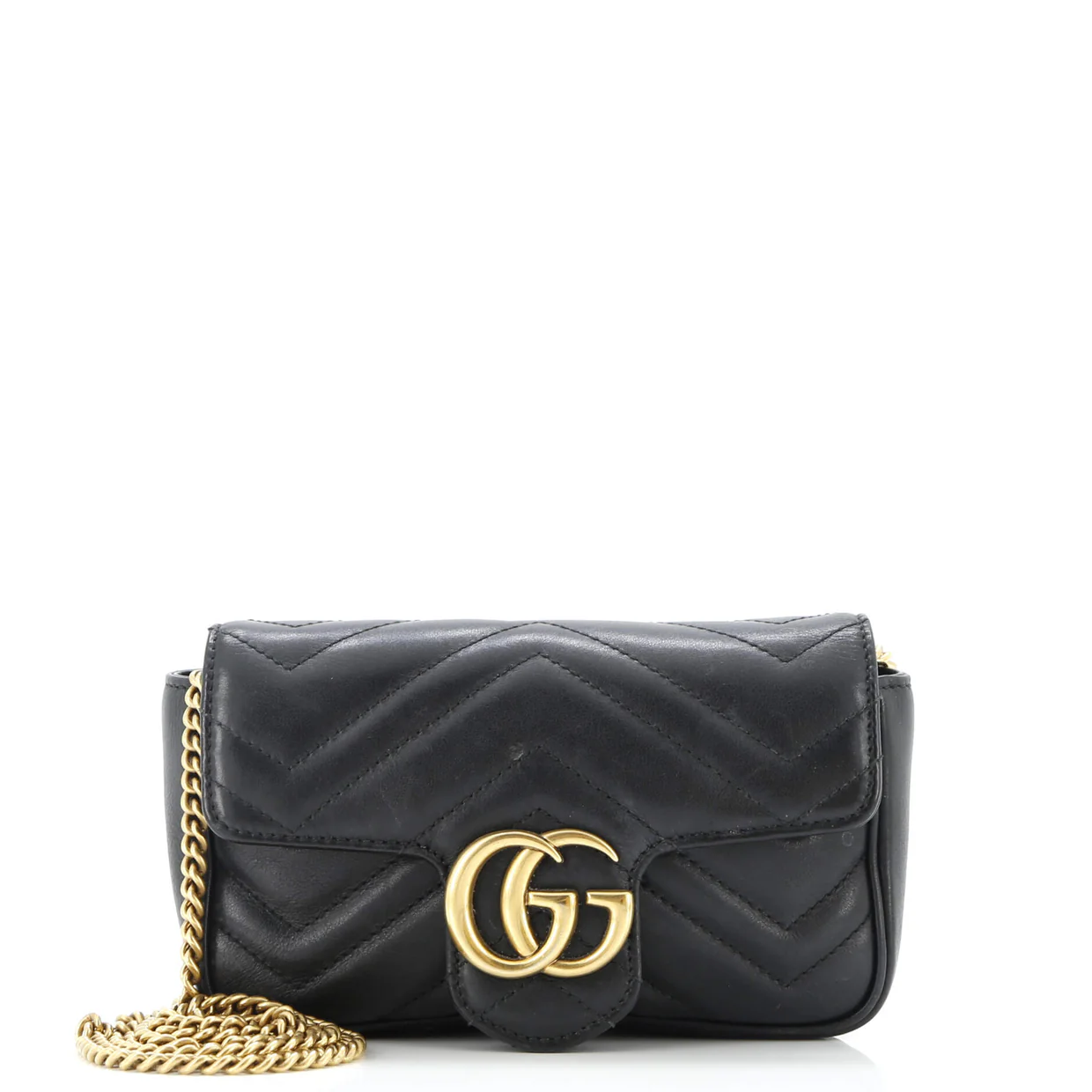 GG Marmont Flap Bag Matelasse Leather Super Mini - Deep Luxury