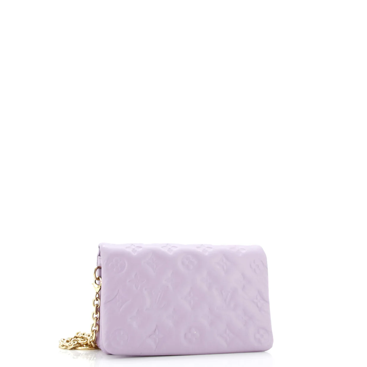 Coussin Pochette Monogram Embossed Lambskin - Deep Luxury