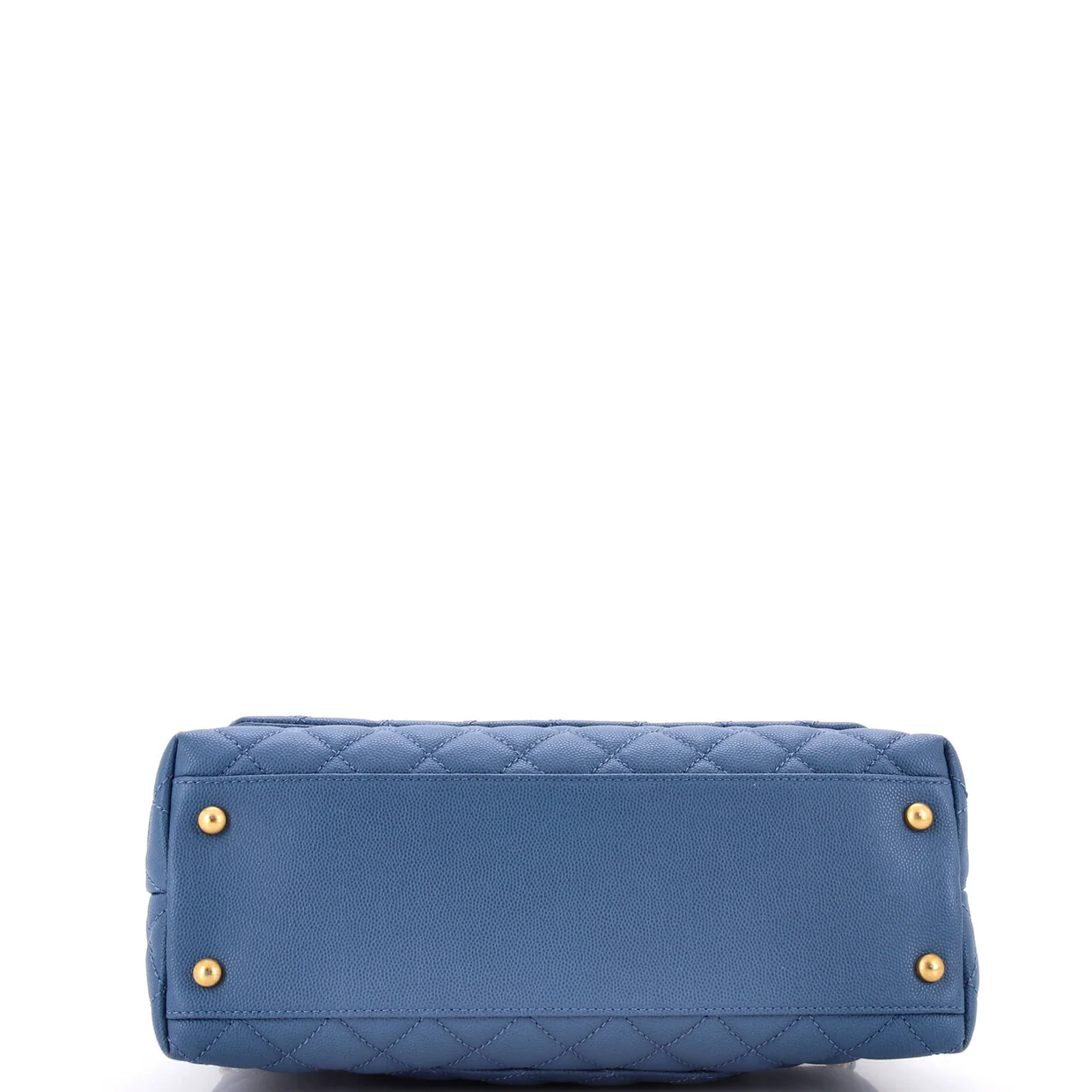 Coco Top Handle Bag Quilted Caviar Small - Deep Luxury