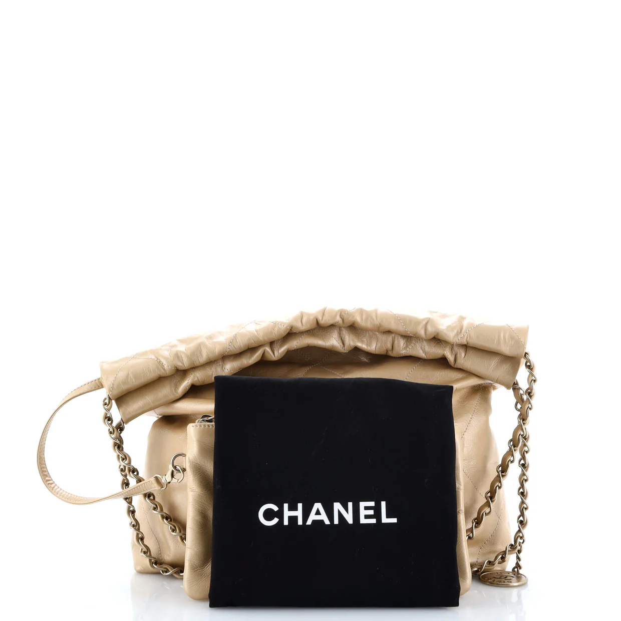 22 Chain Hobo Quilted Calfskin Small - Deep Luxury