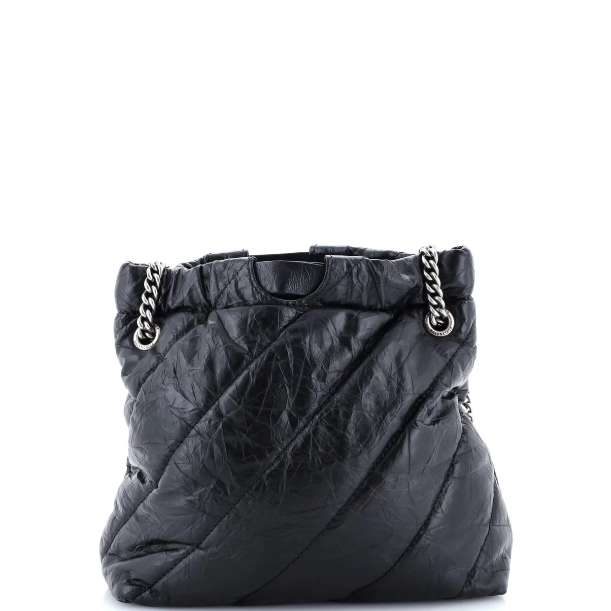 Crush Chain Tote Quilted Crushed Calfskin XS - Deep Luxury