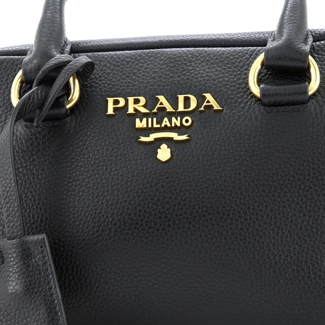 Striped Strap Convertible Bauletto Bag Vitello Phenix Small - Deep Luxury