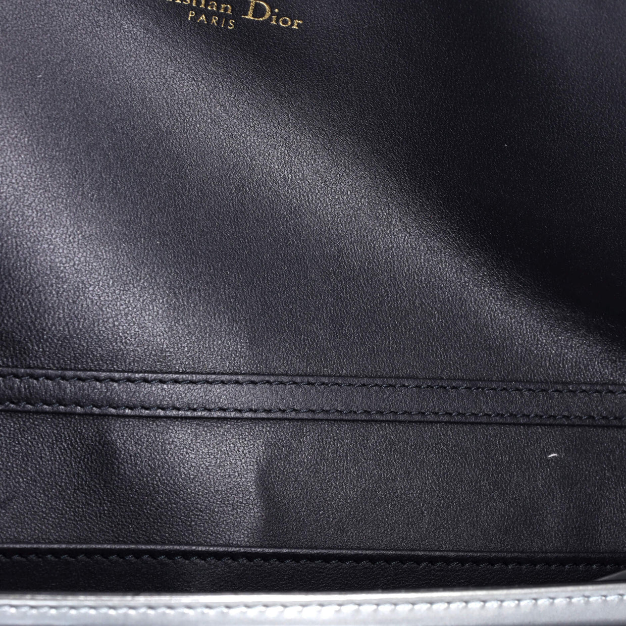 Diorama Croisiere Chain Wallet Cannage Embossed Calfskin - Deep Luxury