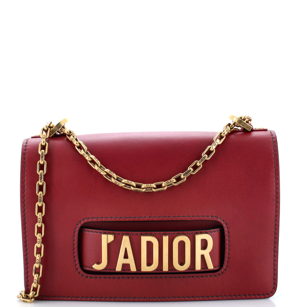 J'Adior Flap Bag Leather Medium - Deep Luxury