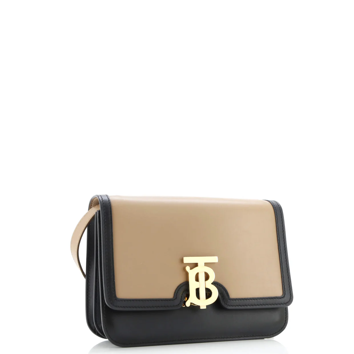 TB Flap Bag Leather Small - Deep Luxury