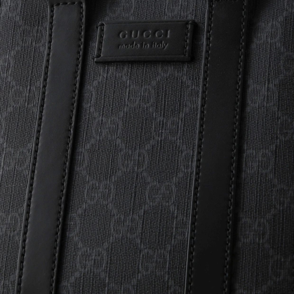 Convertible Web Open Tote GG Coated Canvas Mini - Deep Luxury