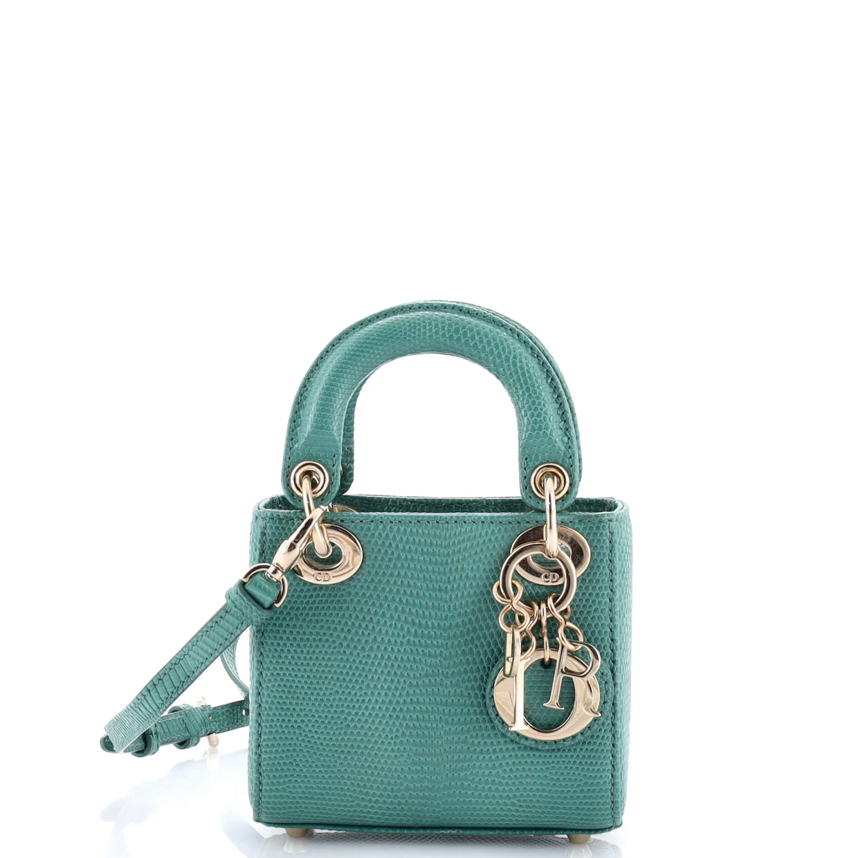 Lady Dior Bag Lizard Micro - Deep Luxury