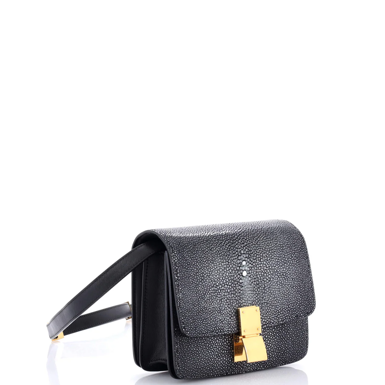 Classic Box Bag Stingray Small - Deep Luxury