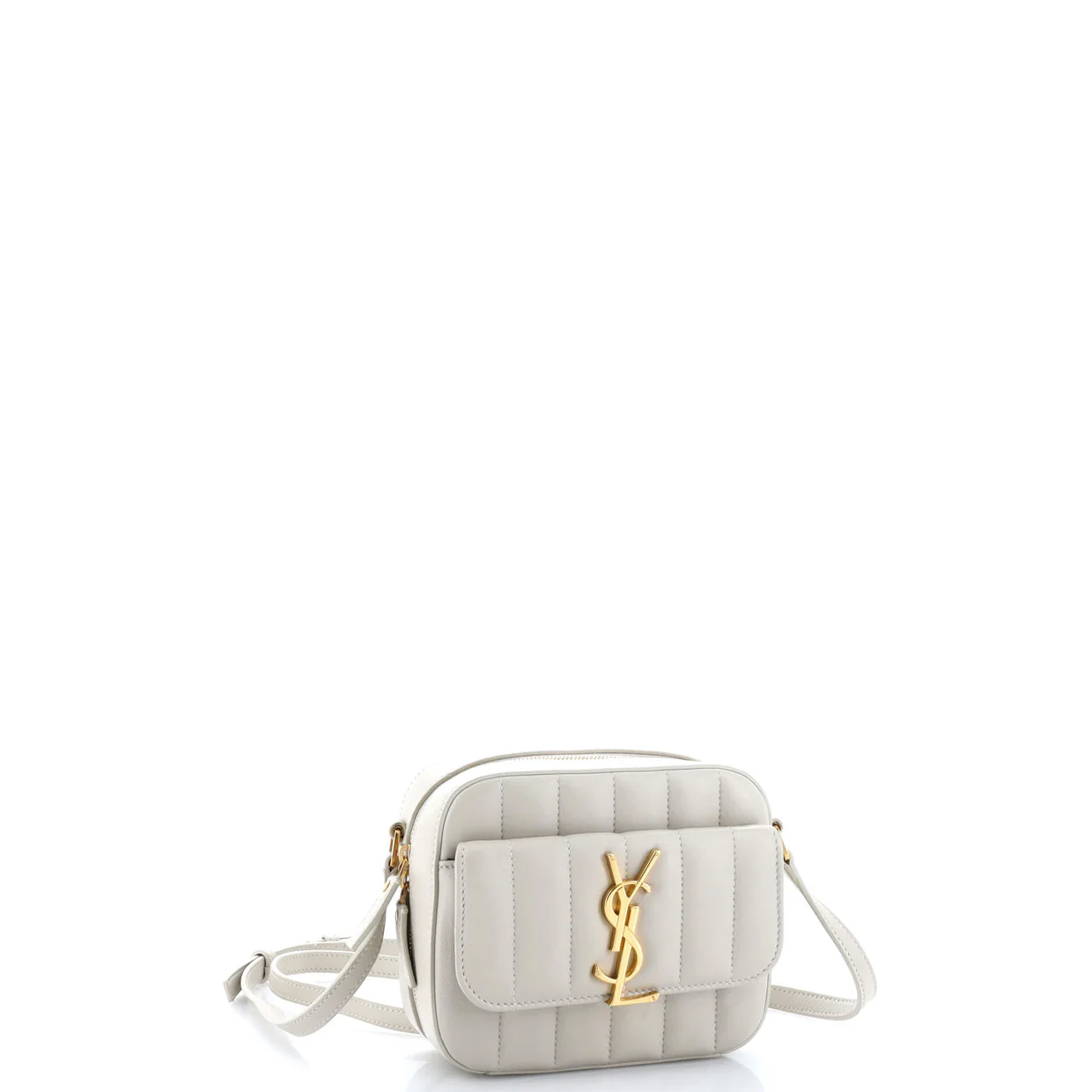 Vicky Camera Bag Vertical Quilted Leather Toy - Deep Luxury