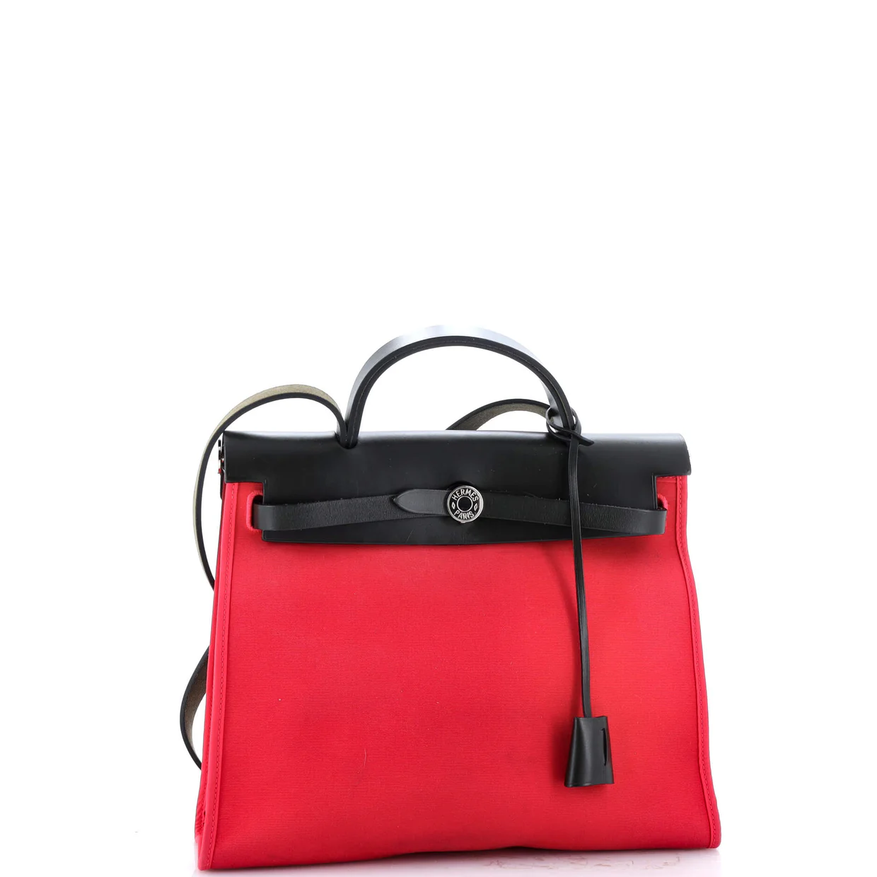 Herbag Zip Leather and Toile 31 - Deep Luxury