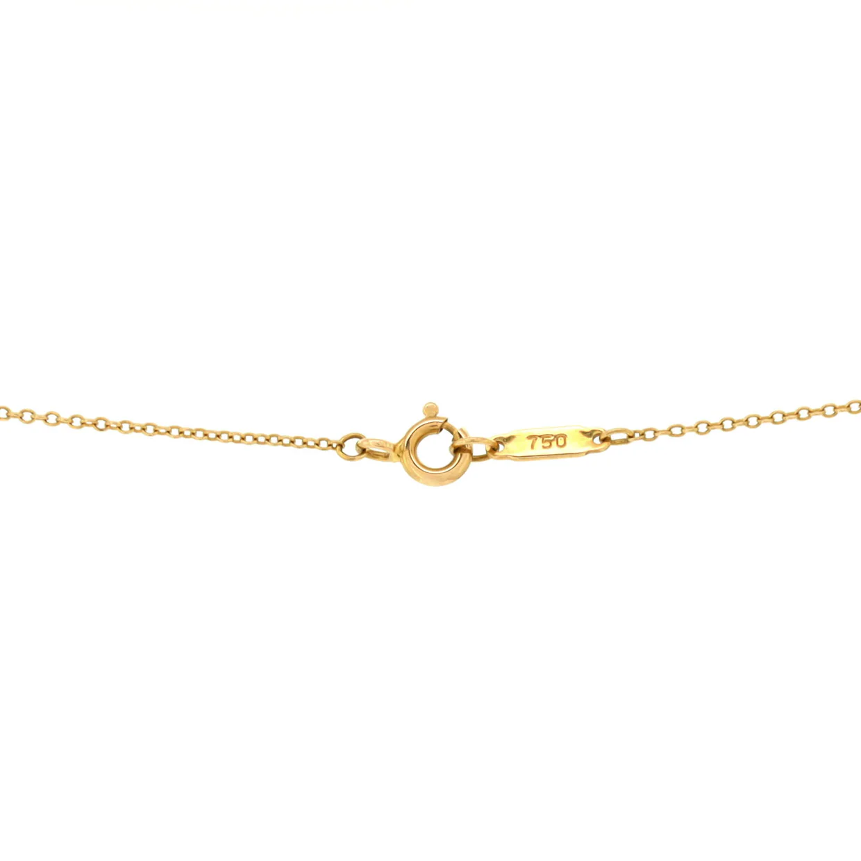 Etoile Heart 3 Diamond Pendant Necklace 18K Yellow Gold with Platinum and Diamonds - Deep Luxury
