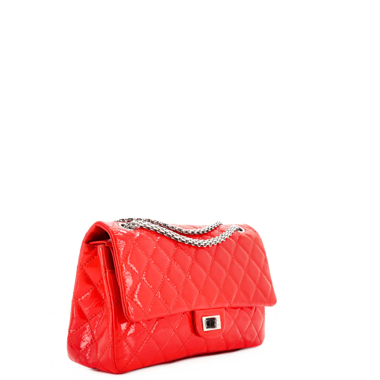Reissue 2.55 Flap Bag Quilted Crinkled Patent 226 - Deep Luxury