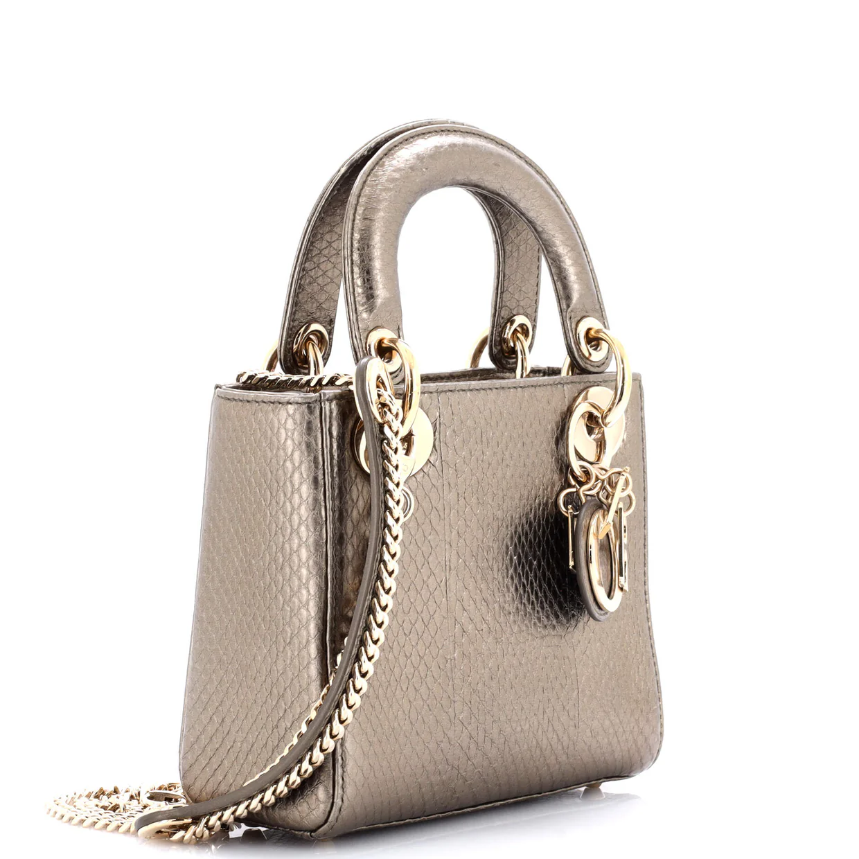 Lady Dior Chain Bag Python Mini - Deep Luxury