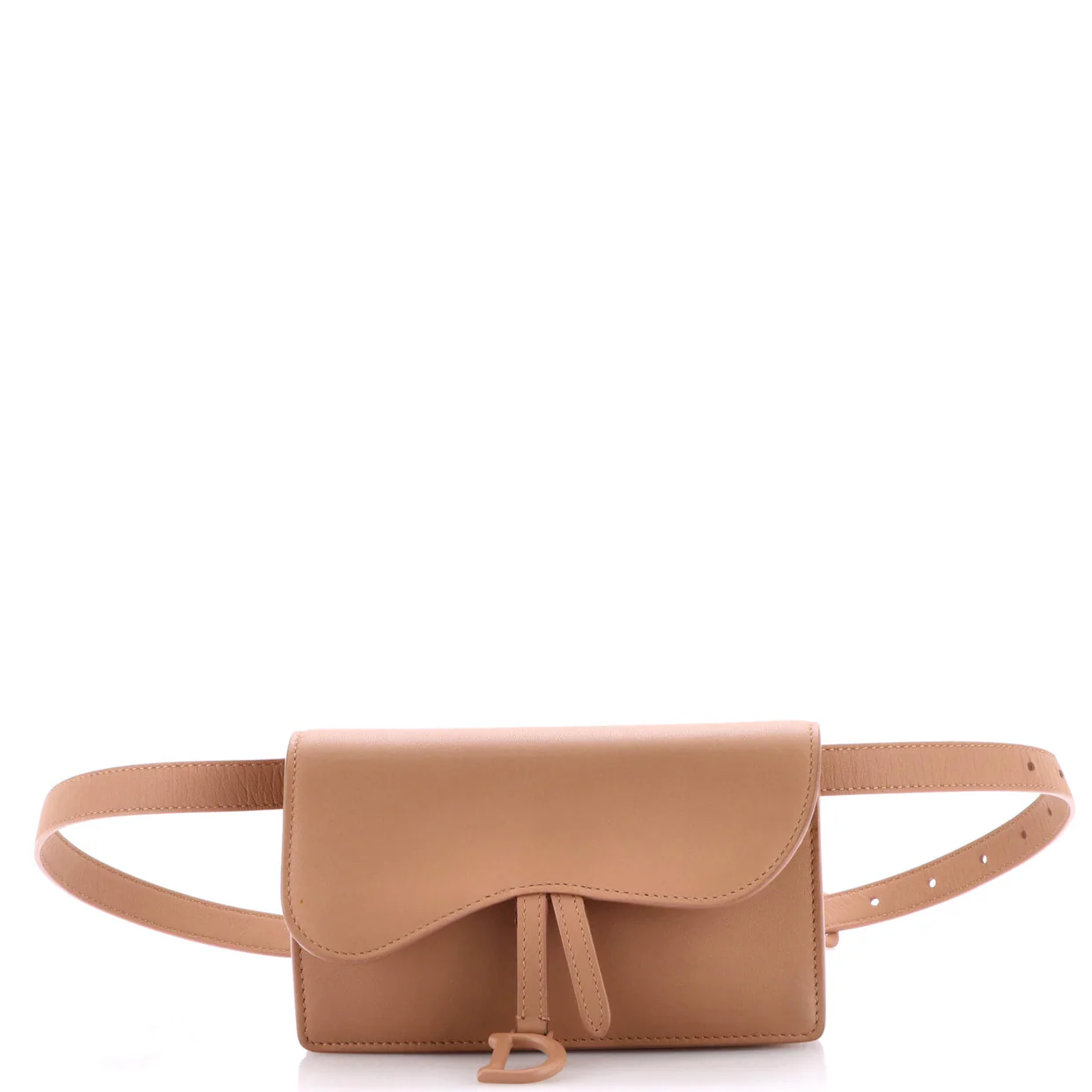 Ultra Matte Saddle Rectangular Belt Bag Leather - Deep Luxury