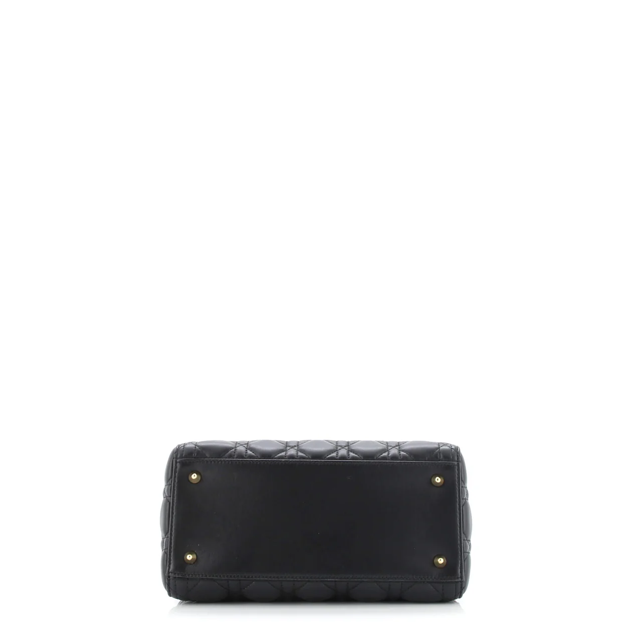 Lady Dior Bag Cannage Quilt Lambskin Medium - Deep Luxury