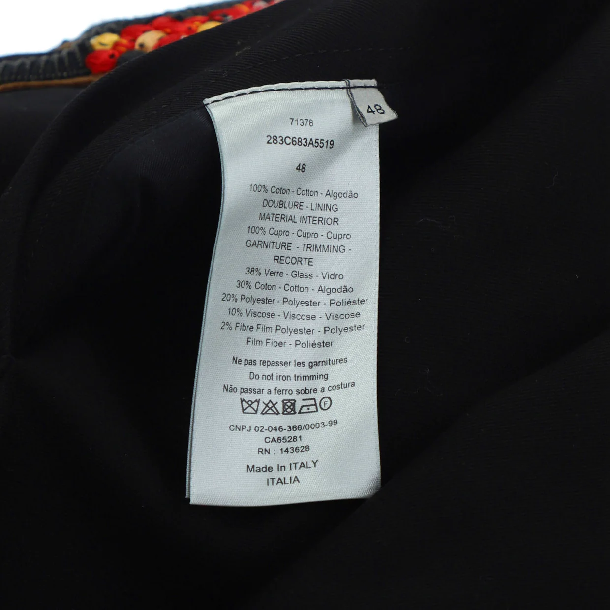x Cactus Jack Men's Anorak Embroidered Cotton - Deep Luxury