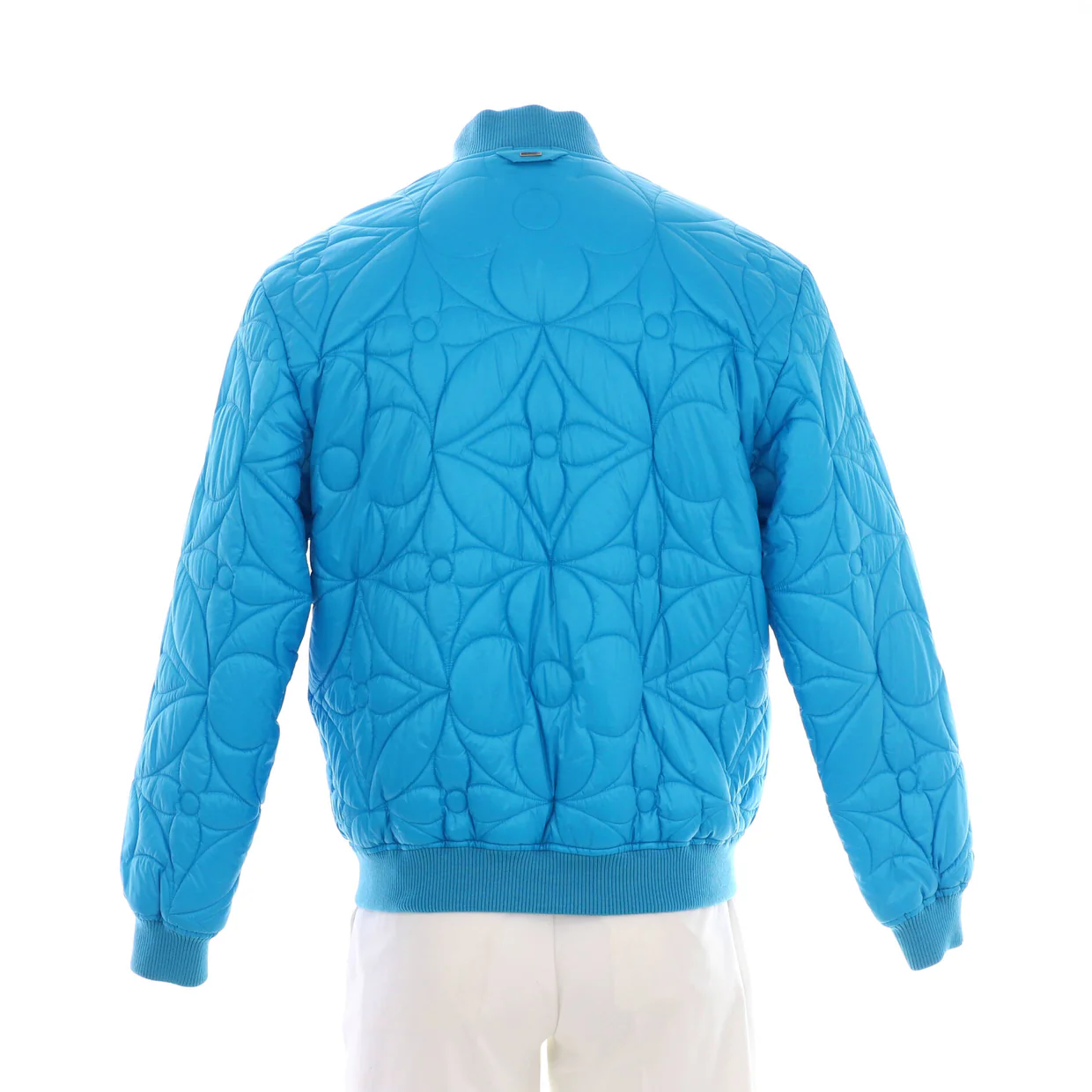 Men's LVSE Padded Monogram Flower Blouson Jacket Quilted Polyester - Deep Luxury