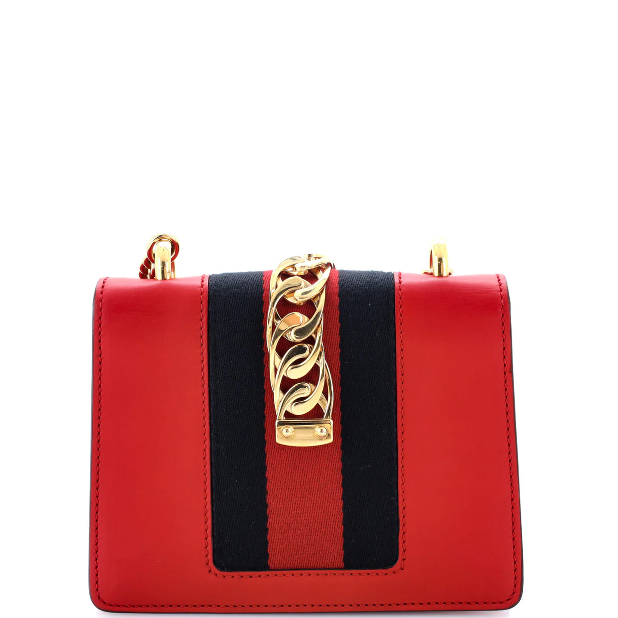 Sylvie Chain Shoulder Bag Leather Mini - Deep Luxury