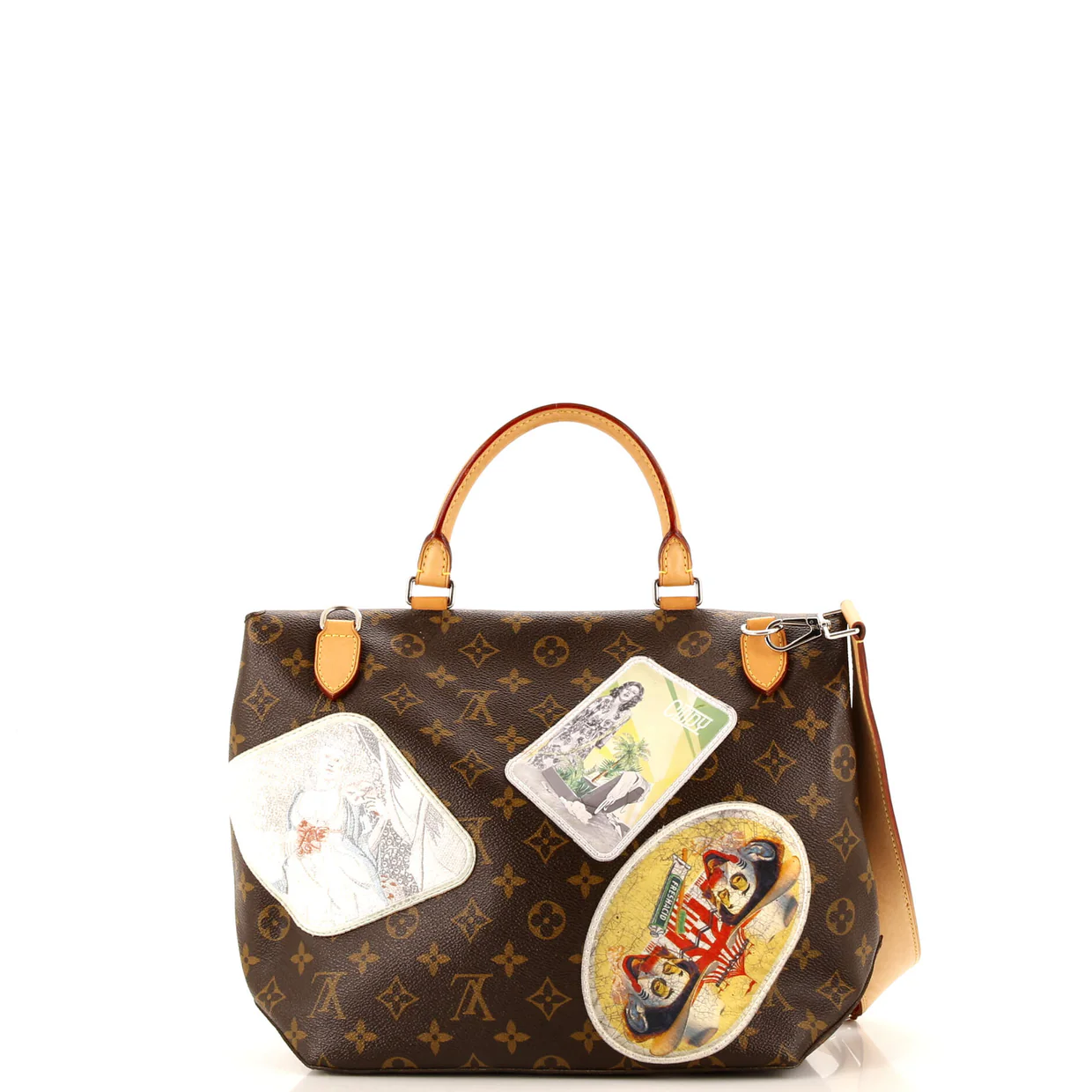 Cindy Sherman Camera Messenger Bag Patch Embellished Monogram Canvas - Deep Luxury