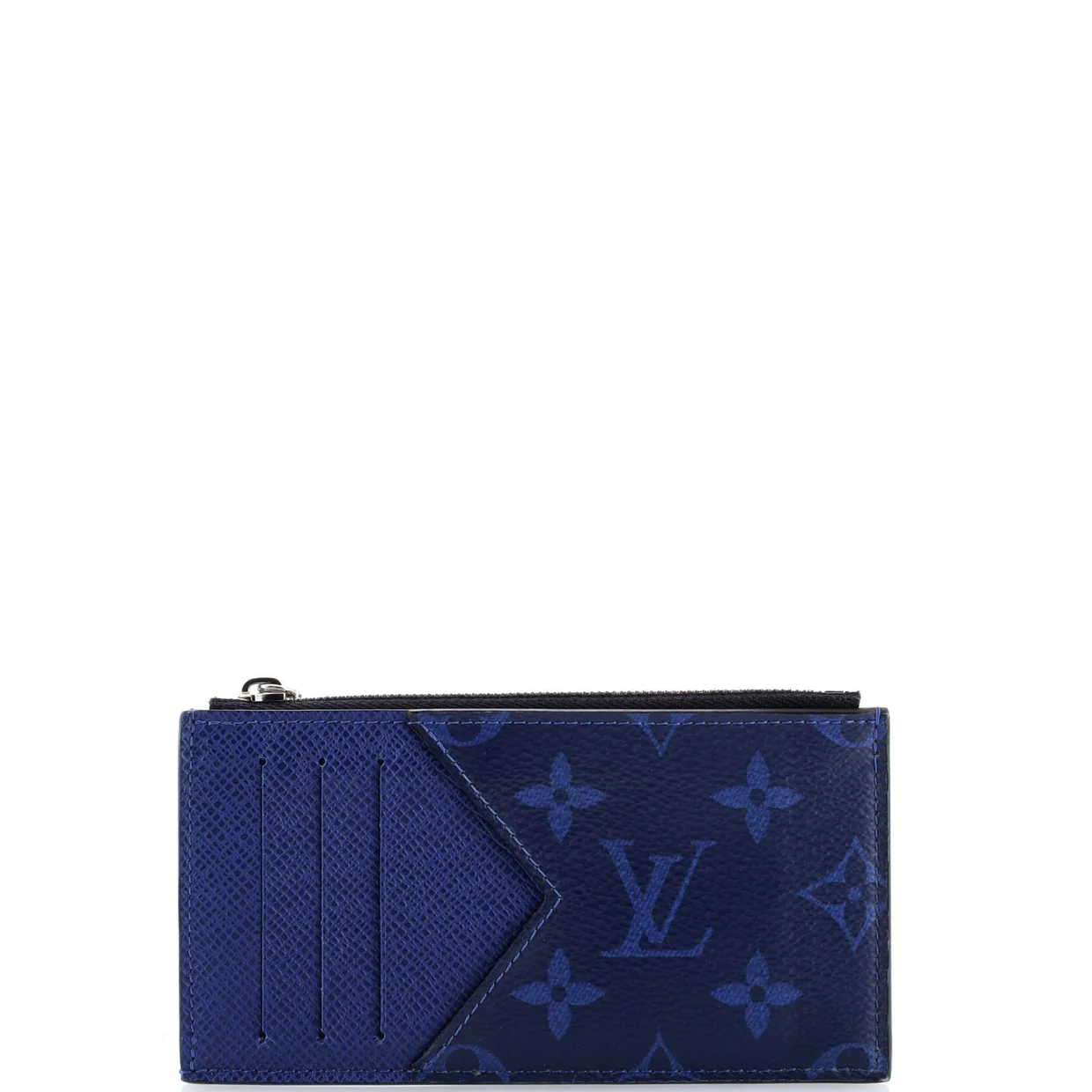 Coin Card Holder Monogram Taigarama - Deep Luxury