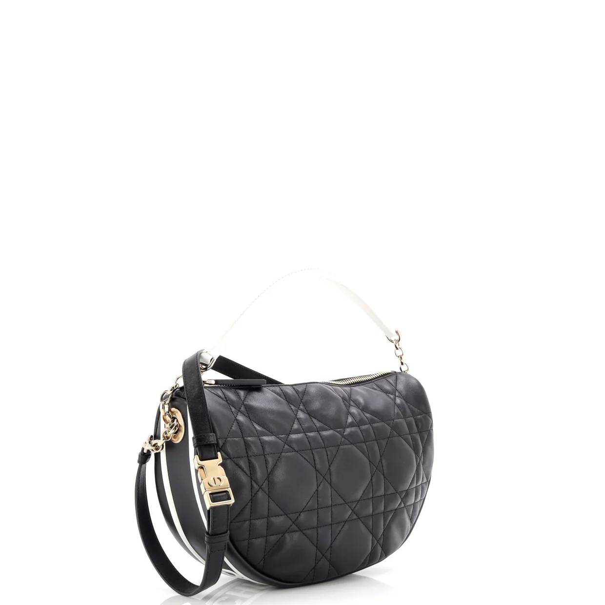 Vibe Hobo Cannage Quilt Lambskin Medium - Deep Luxury