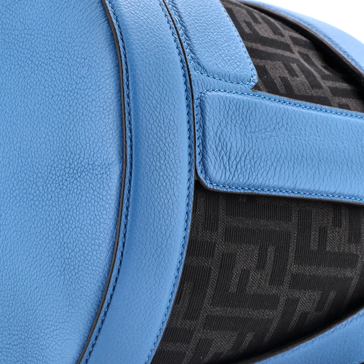 Step Out Bucket Bag Leather and Zucca Canvas Large - Deep Luxury