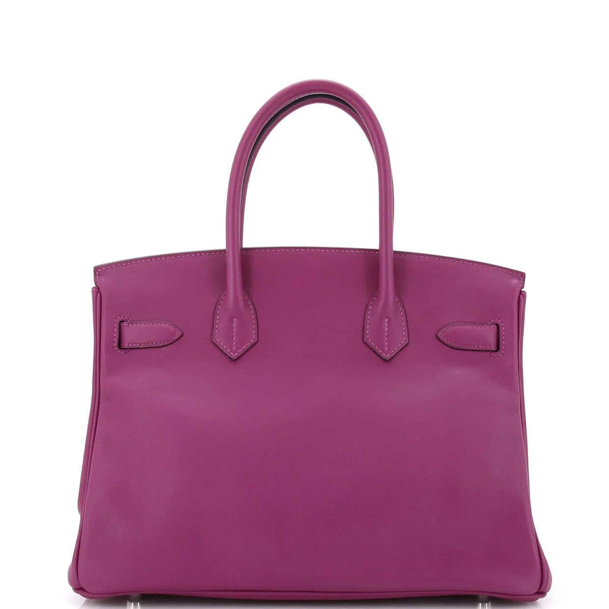 Birkin Handbag Anemone Swift with Palladium Hardware 30 - Deep Luxury