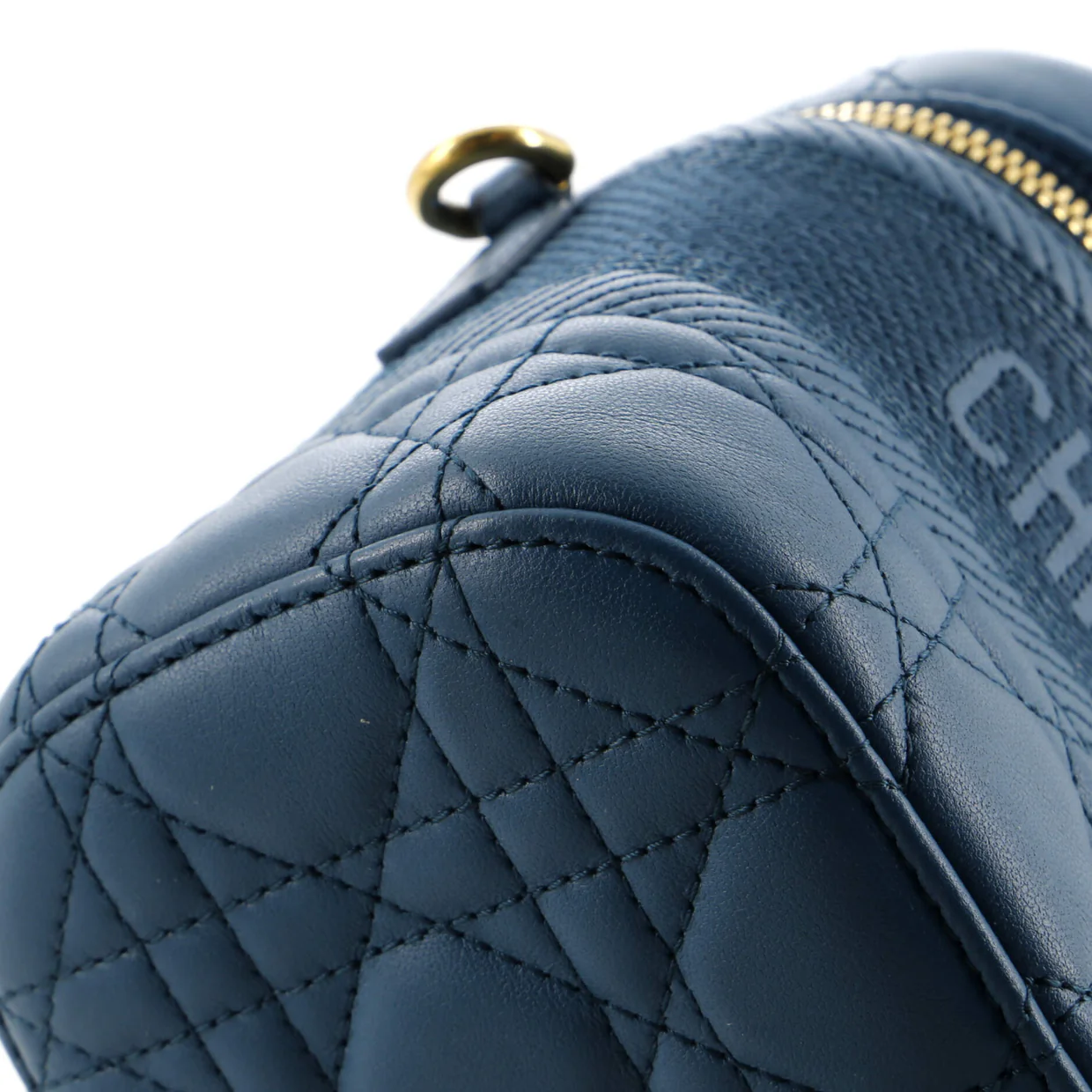 DiorTravel Convertible Vanity Case Cannage Quilt Lambskin Small - Deep Luxury