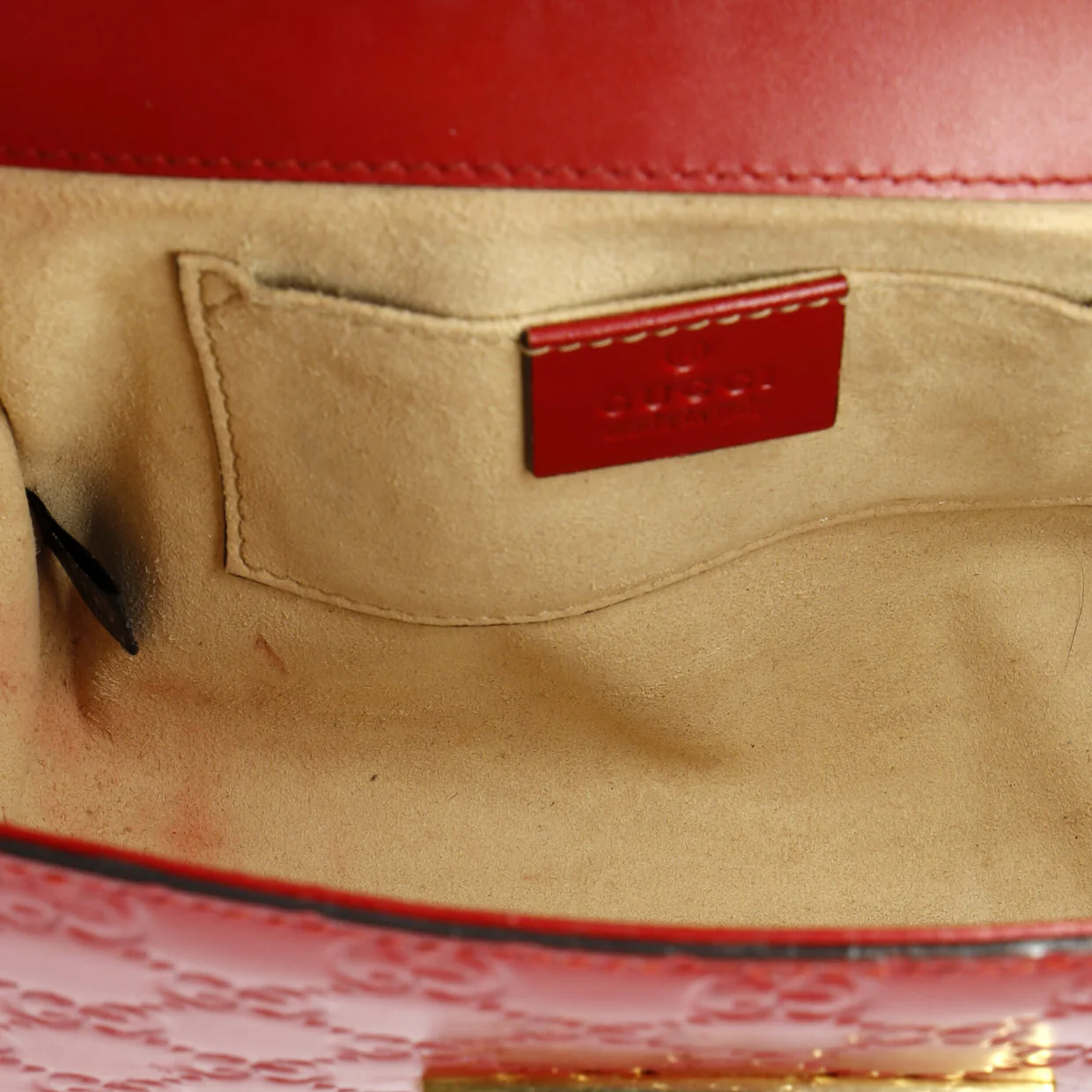 Padlock Shoulder Bag Guccissima Leather Small - Deep Luxury