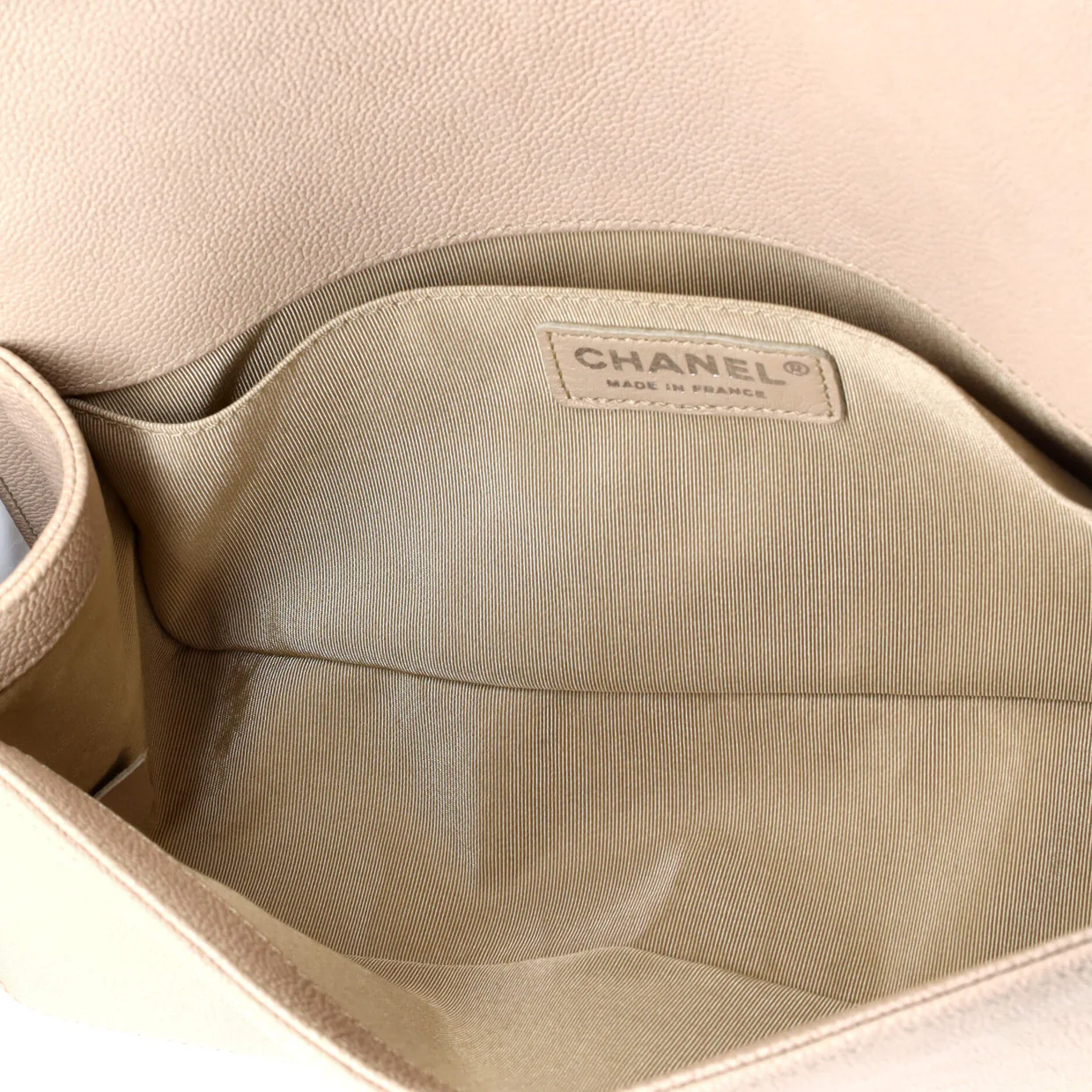 Boy Flap Bag Quilted Caviar Old Medium - Deep Luxury