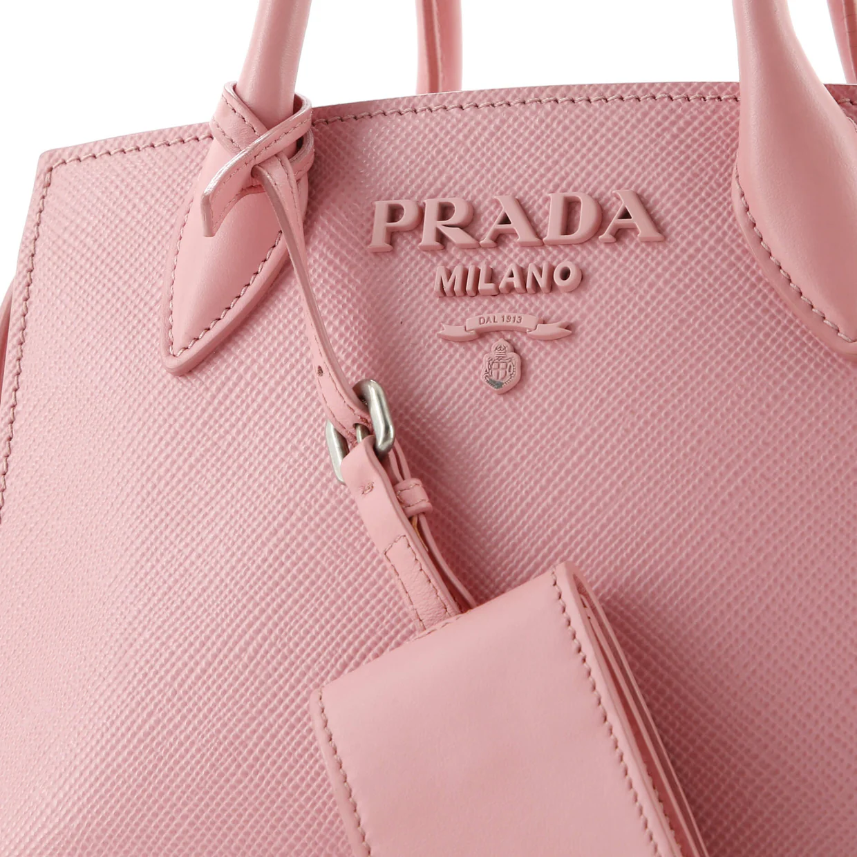 Monochrome Tote Saffiano with City Calf Mini - Deep Luxury